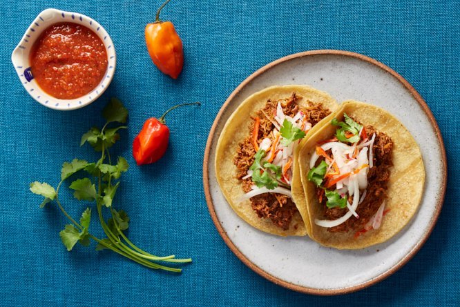 Pulled Pork Tacos - Paired with Carpenter Rocks Pinot Gris 2021