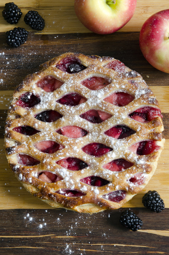 Apple & Blackberry Pie