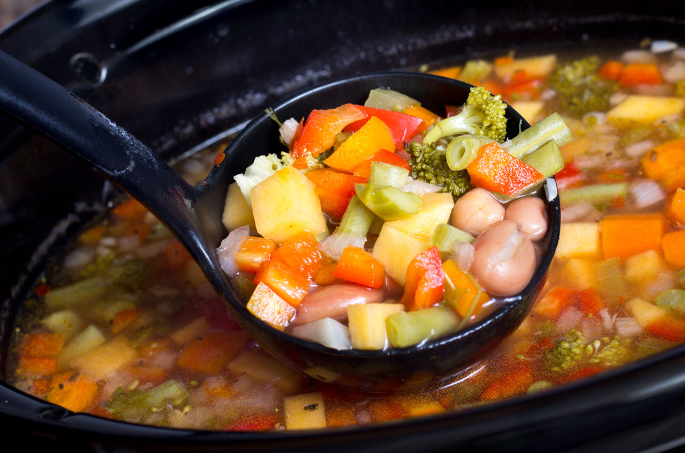 Souper Easy Slow Cooker Vegetarian Minestrone