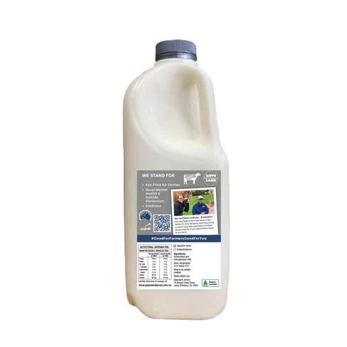 Milk Gippsland Jersey Light Jersey 2L Hillview Farms