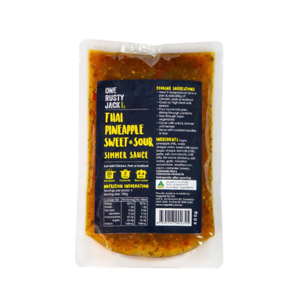 Simmer Sauce - Thai Pineapple Sweet & Sour 400g