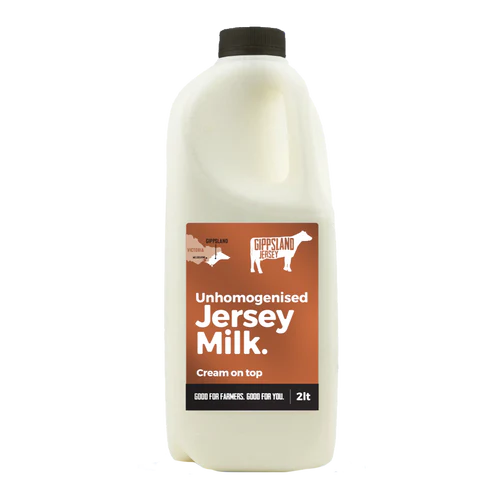 ❄ Milk  - Gippsland Jersey - Unhomogenised 2L