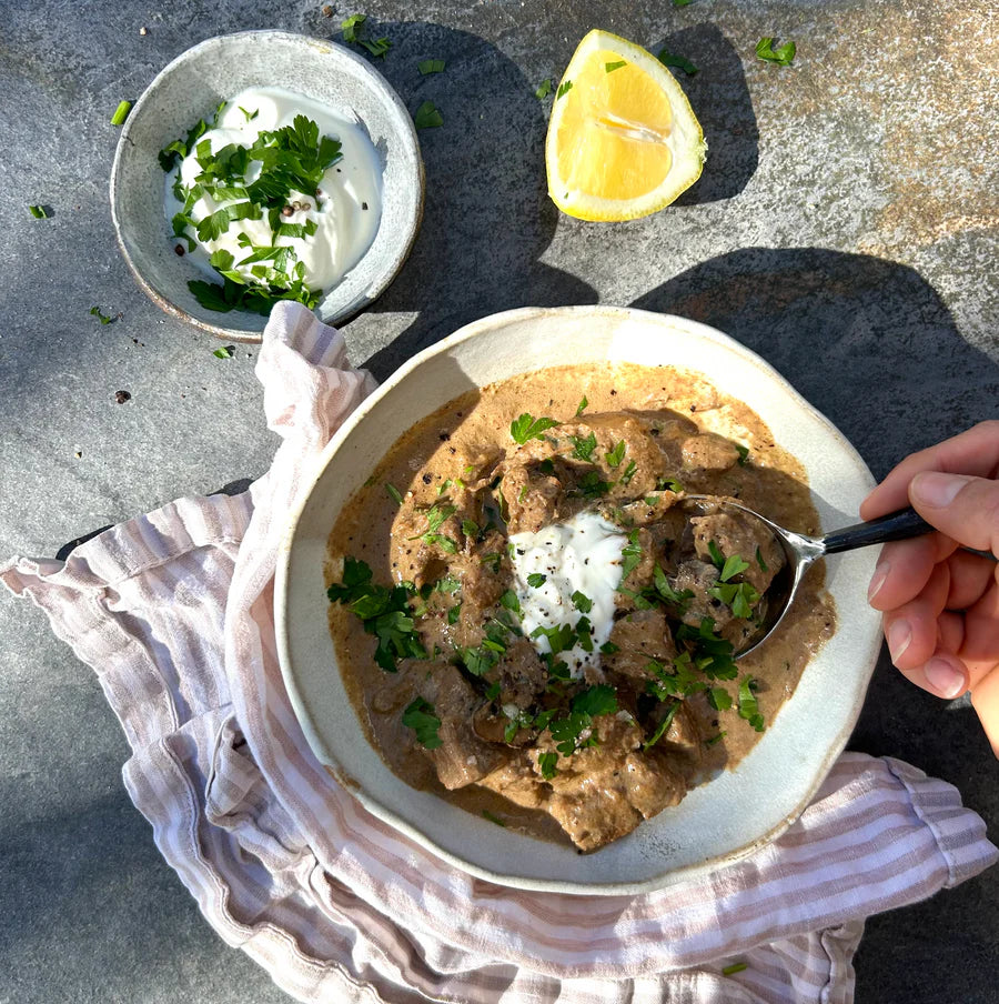 ❄️The Good Farm Shop - Beef Stroganoff (Serves 2)