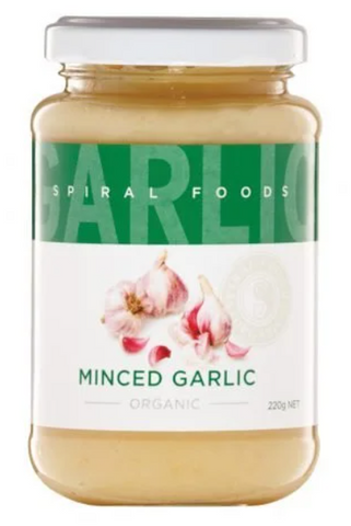 Spiral Foods Organic Minced Garlic 220g