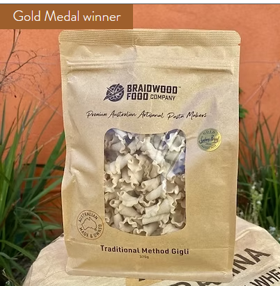 Braidwood Food Co Pasta - Single Origin Semolina Gigli 375g