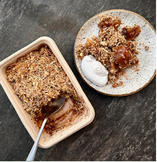 ❄️The Good Farm Shop - Apple Crumble ( Serves 2)