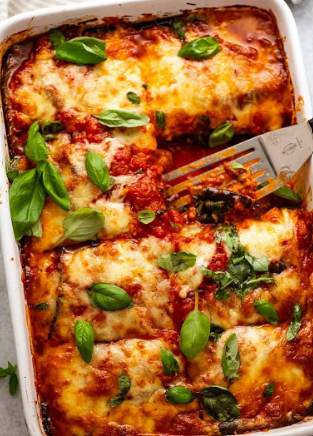 Oven Baked Eggplant Parmagiana