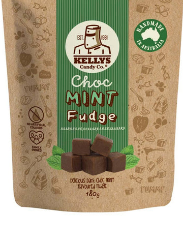 Choc Mint Fudge - Pouch 180g