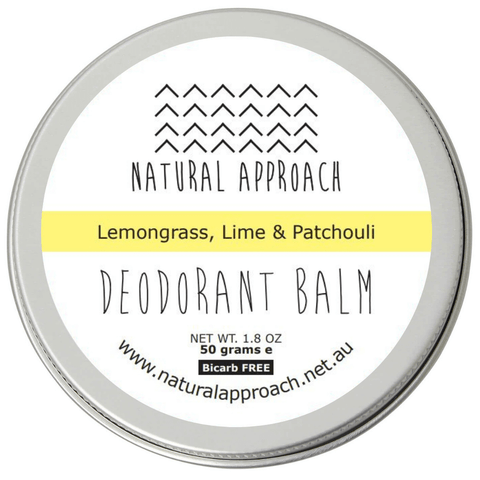 Bicarb FREE - Lemongrass, Lime & Patchouli Natural Deodorant