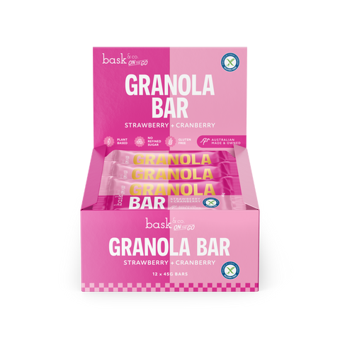 Strawberry & Cranberry Granola Bars 45g
