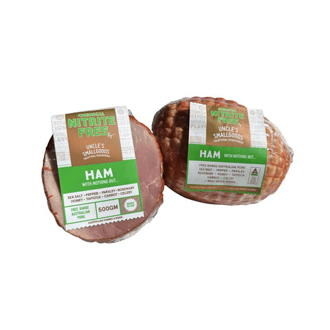 Natural Nitrate Free Mini Ham Half 500g