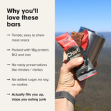 Organic Beef Bars - Cayenne Chilli
