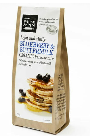 Whisk & Pin Organic Blueberry & Buttermilk Pancake Mix 400g