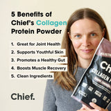 Grass-fed Collagen Protein Powder - Dark Chocolate
