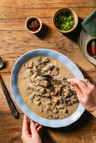❄️ Farm Door Riverina Beef Stroganoff 1kg (Serves 4-6)
