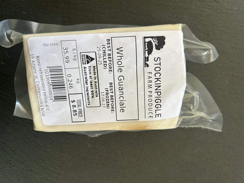 Stockinpiggle - Whole Guanciale approx 250g