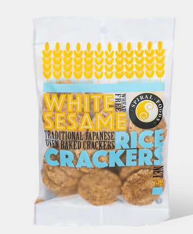 White Sesame Rice Crackers 75g