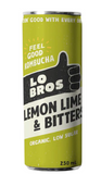 Lo Bros Lemon Lime Bitters Kombucha 250ml Can