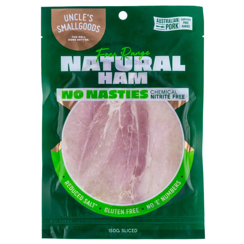 Natural Nitrate Free Ham 150g Sliced