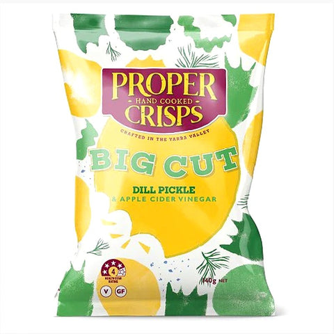 Proper Crisps - Big Cut Dill Pickle 140g