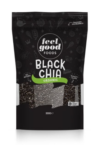 Feel Good Foods - Organic Black Chia Seeds 300g