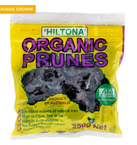 Hiltona Organic Prunes 250g