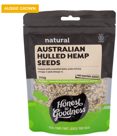 Australian Hulled Hemp Seeds 200g