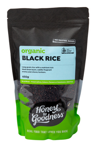 Organic Black Rice 650g