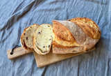 🌾The Bread & Butter Project  - Sliced Kalamata Olive Batard 890g