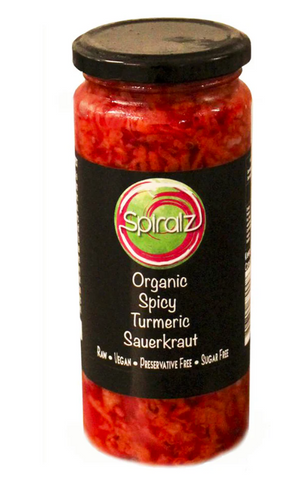 Spiralz Organic Spicy Turmeric Sauerkraut