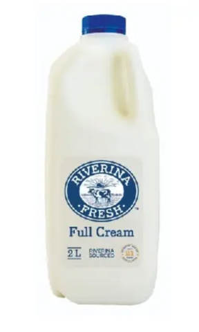 Riverina Fresh 2L Full Cream Milk