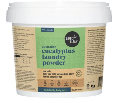 Simply Clean Australian Eucalyptus Laundry Powder 4kg