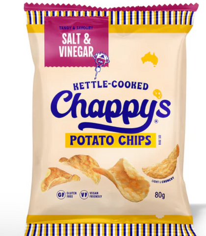 Chappy's Chips Salt & Vinegar 80g