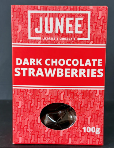 Dark Chocolate Coated Strawberries-  Junee Licorice & Chocolate