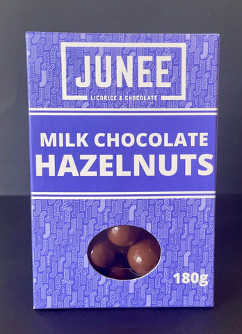 Milk Chocolate Coated Hazelnuts - Junee Chocolate & Licorice Factory