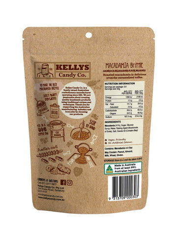 Macadamia  Brittle - Pouch 180g