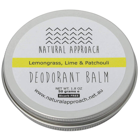 Bicarb FREE - Lemongrass, Lime & Patchouli Natural Deodorant