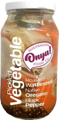 ❄️ ONYA! Australian Pickled Vegetable - Wattleseed & Native Oregano