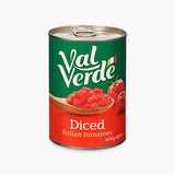 Val Verde Diced Can Tomatoes - 400g