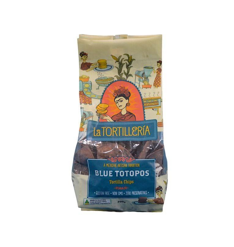 CLEARANCE Best Before 4 April. Tortillas - La Tortilleria  Blue Corn Totopos